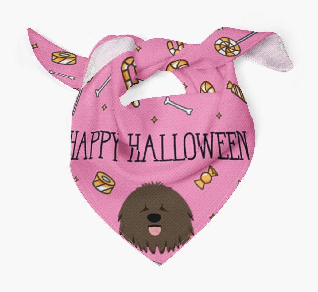 'Happy Halloween' Bandana for your {breedFullName}