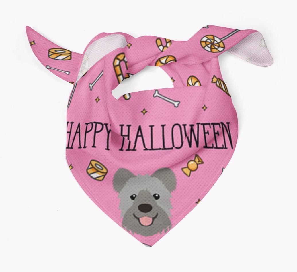 'Happy Halloween' Bandana for your {breedFullName}