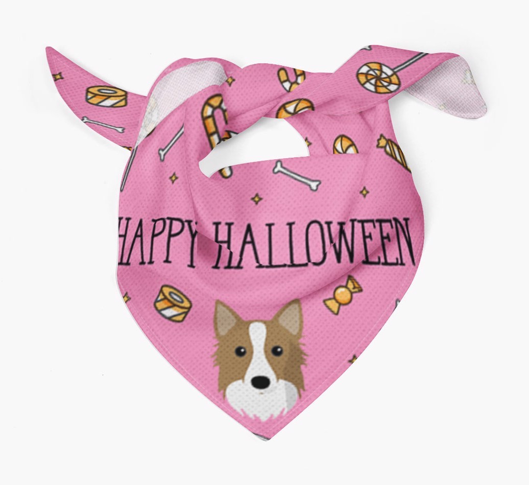 'Happy Halloween' Bandana for your {breedFullName}