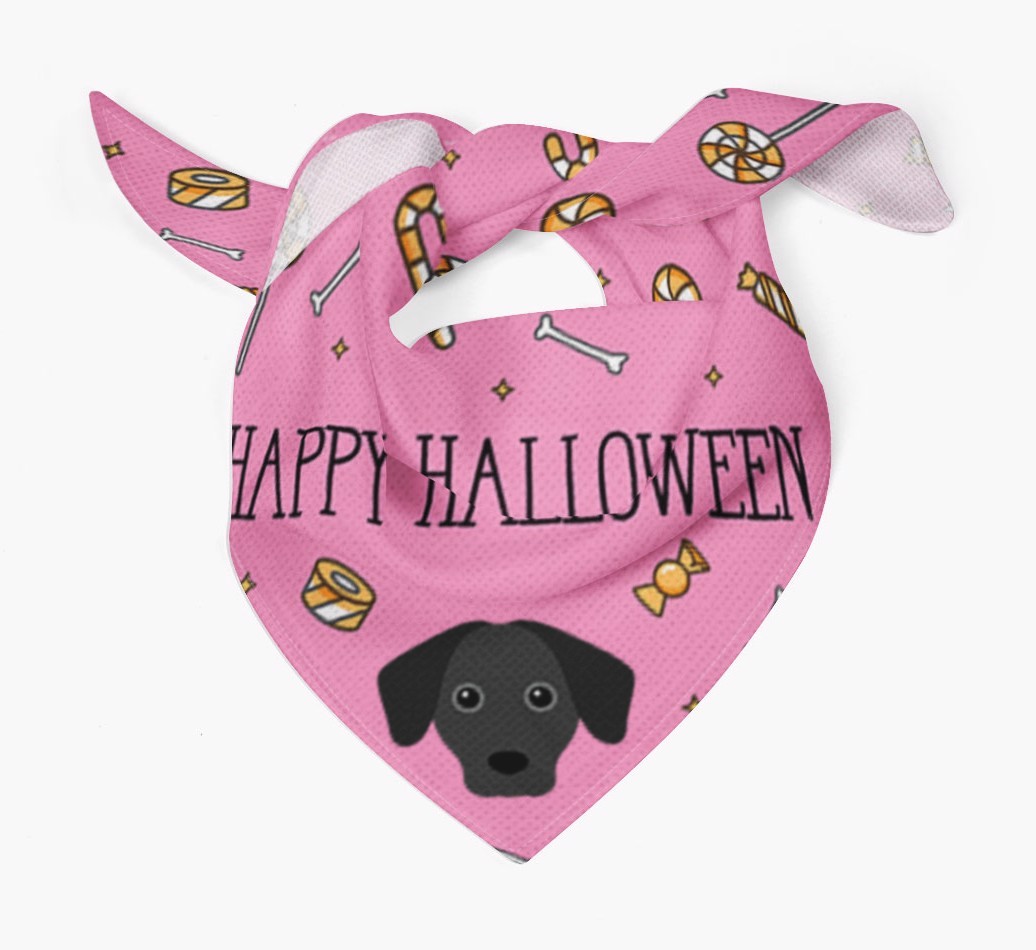 'Happy Halloween' Bandana for your {breedFullName}