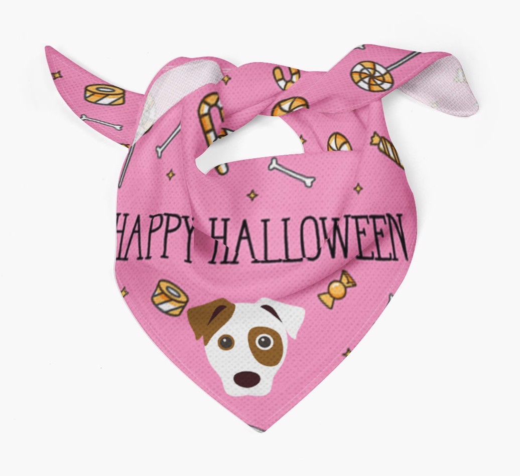 'Happy Halloween' Bandana for your {breedFullName}