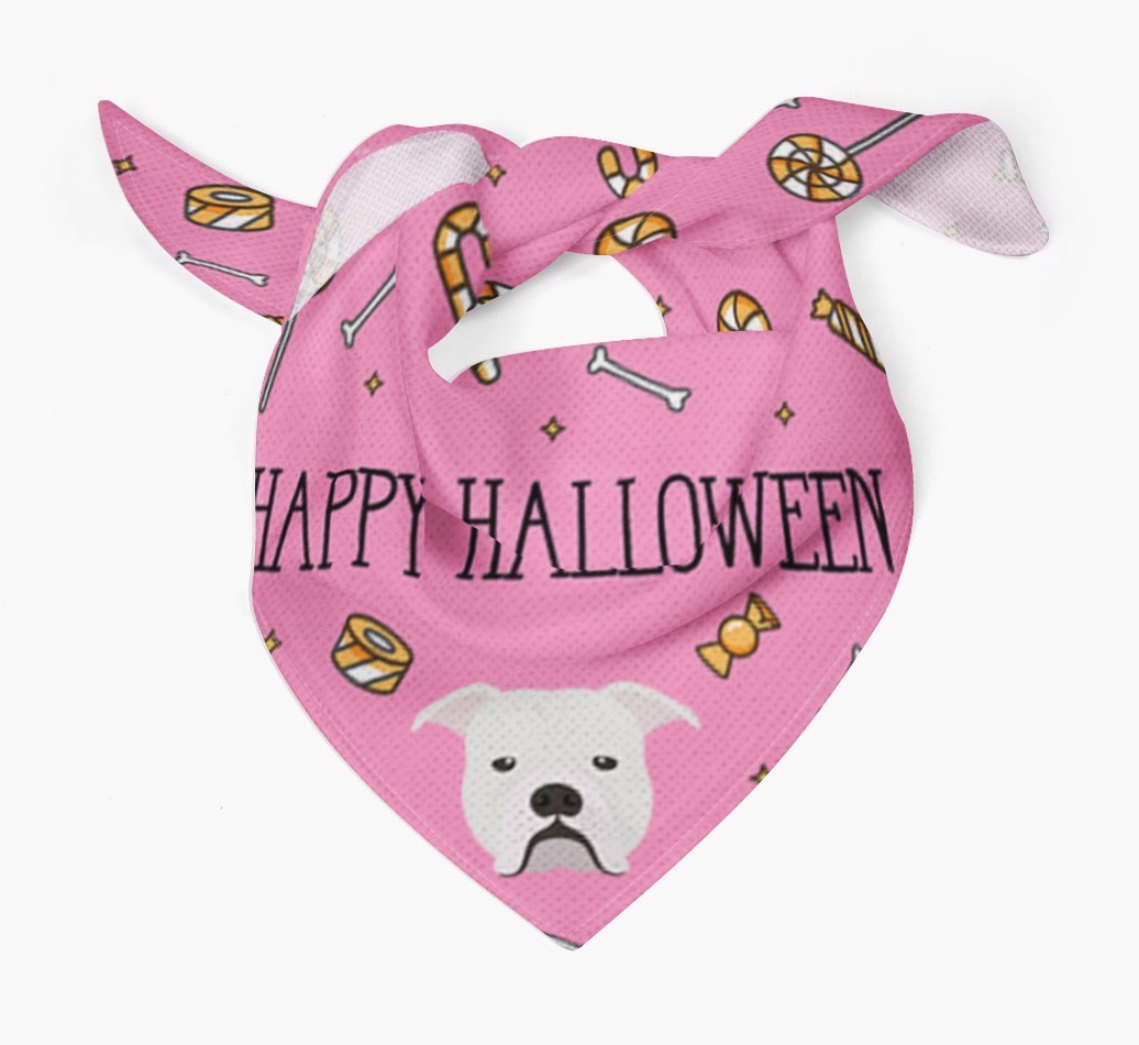 'Happy Halloween' Bandana for your {breedFullName}