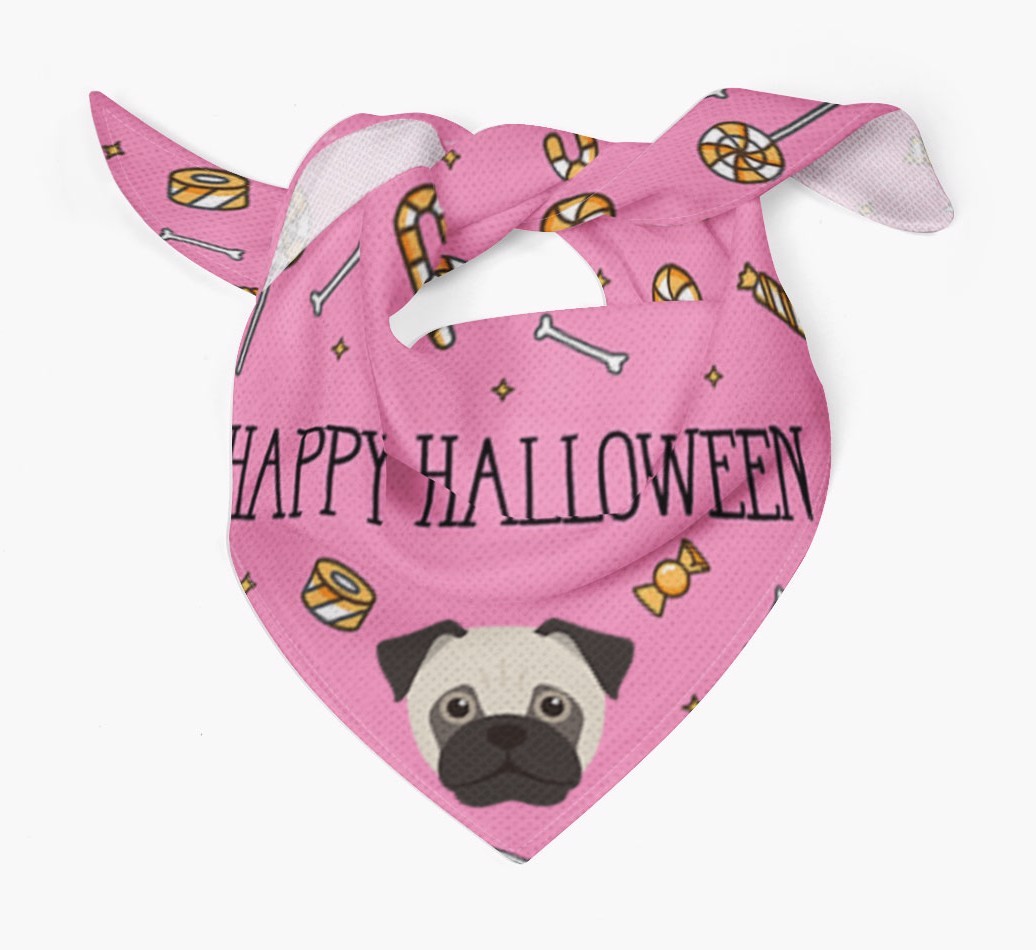 'Happy Halloween' Bandana for your {breedFullName}