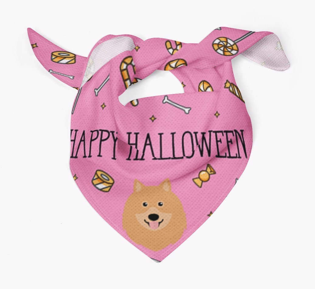 'Happy Halloween' Bandana for your {breedFullName}
