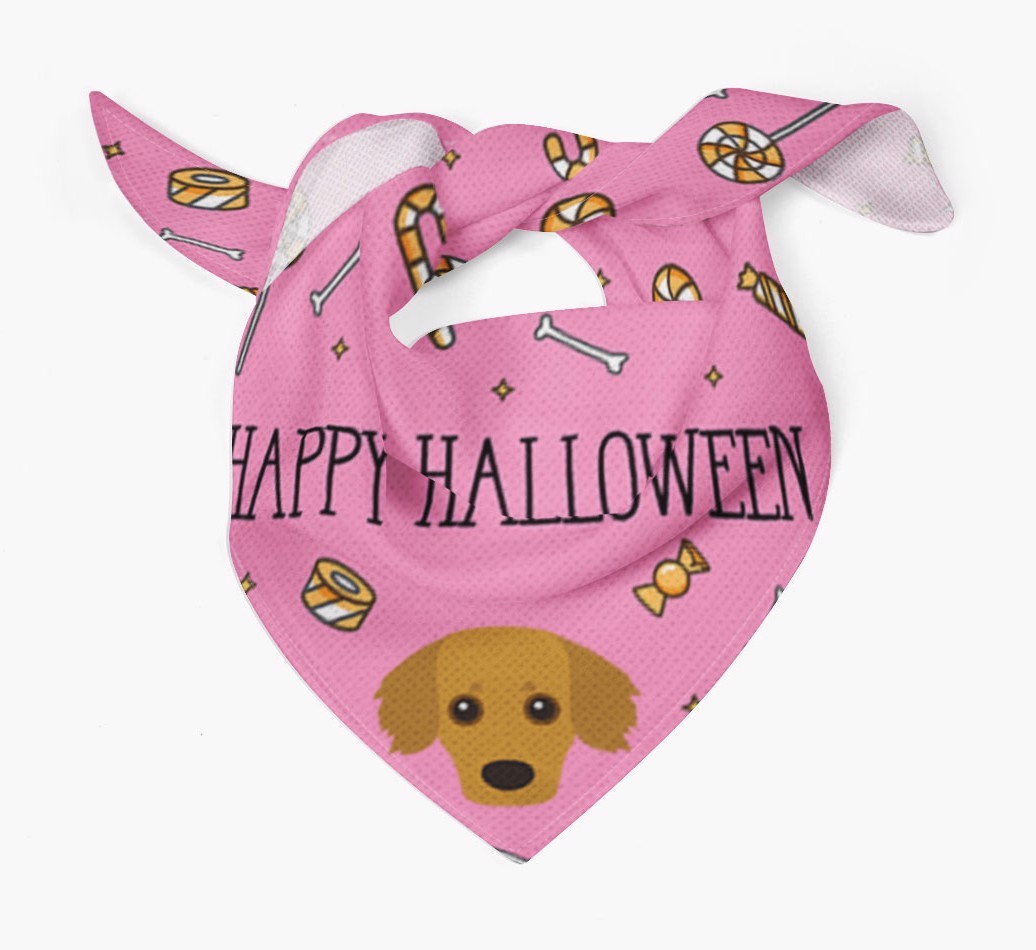 'Happy Halloween' Bandana for your {breedFullName}