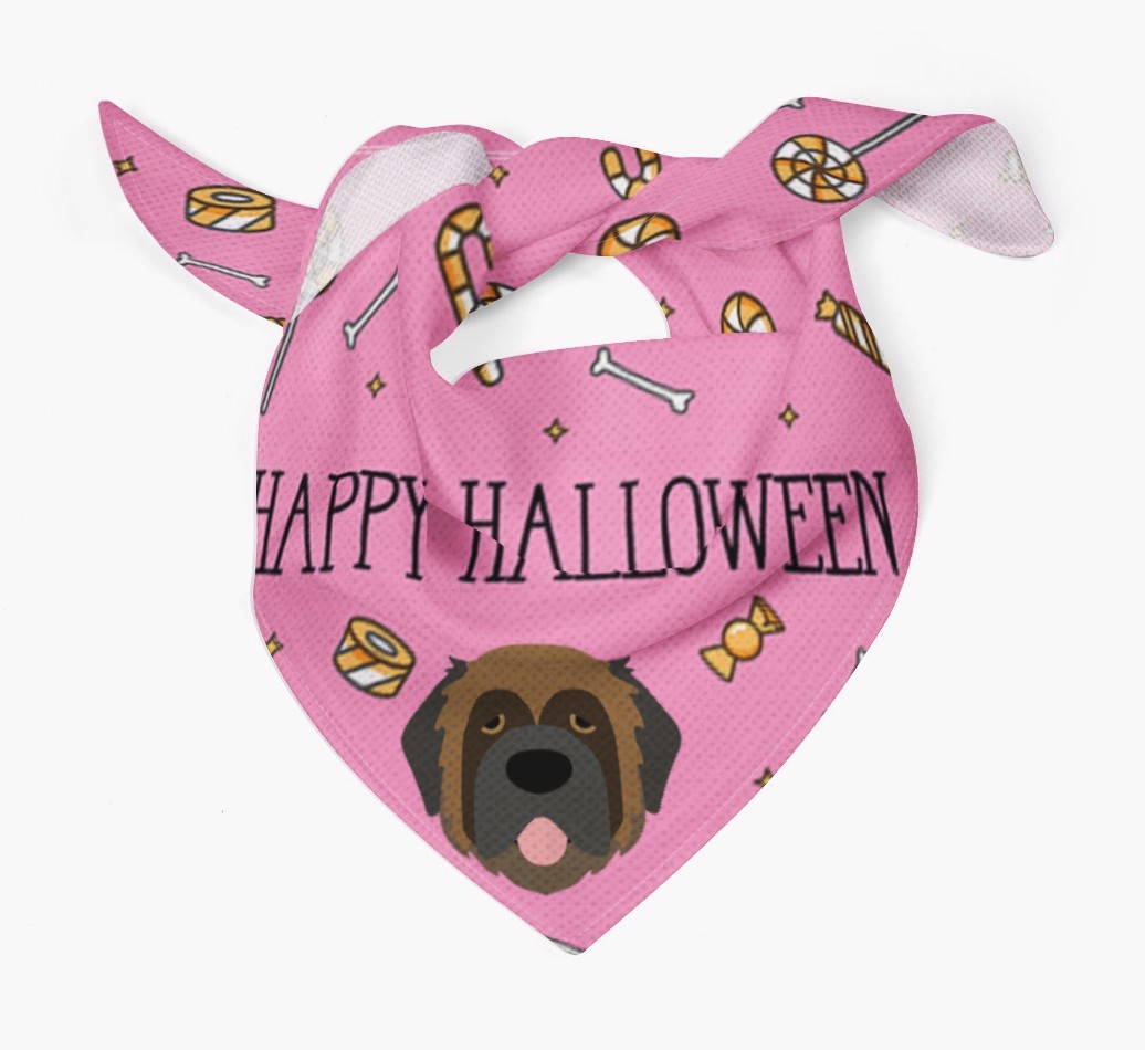 'Happy Halloween' Bandana for your {breedFullName}