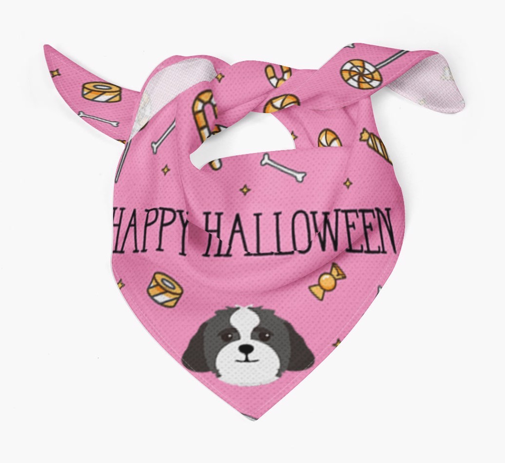 'Happy Halloween' Bandana for your {breedFullName}