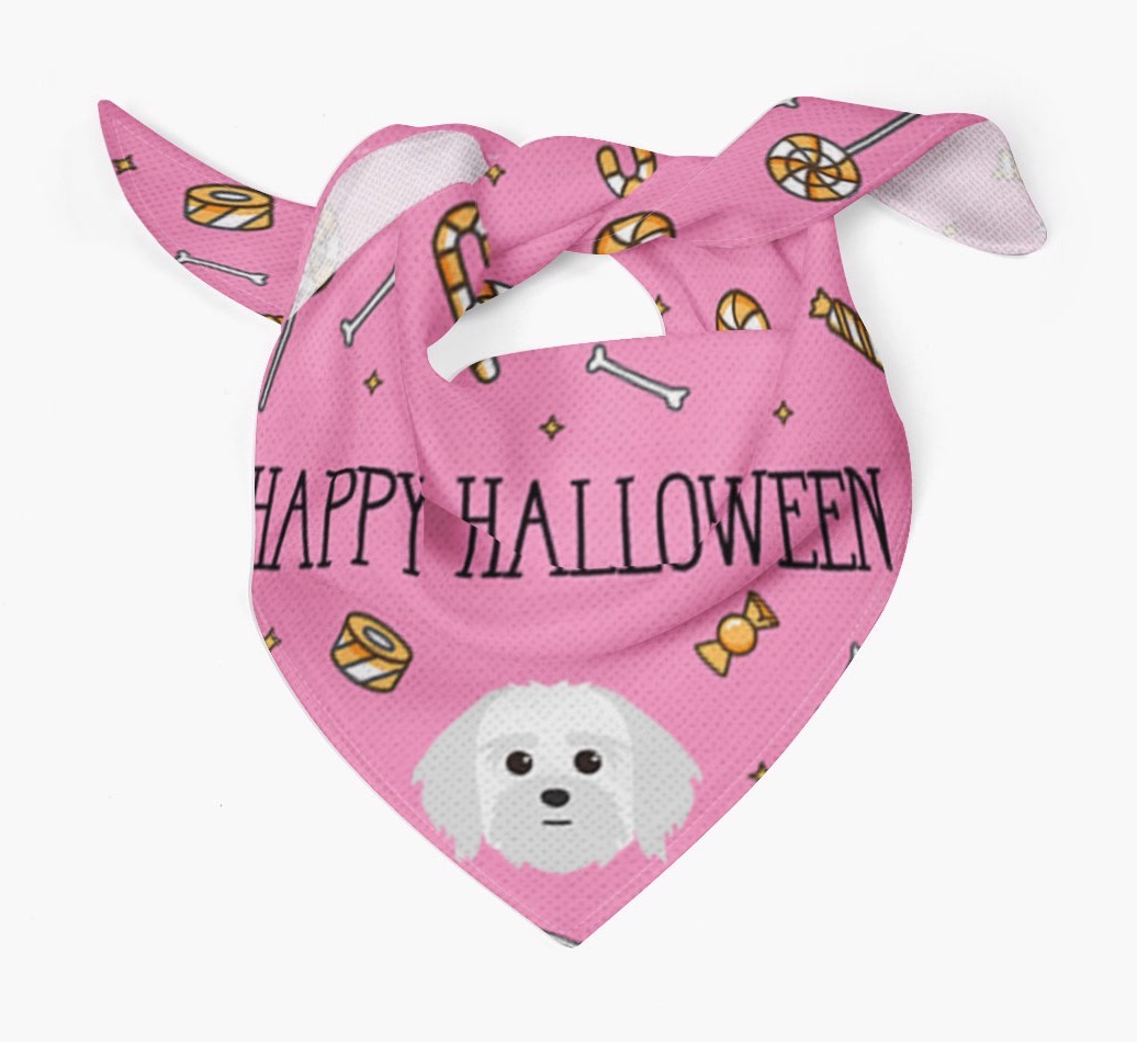 'Happy Halloween' Bandana for your {breedFullName}