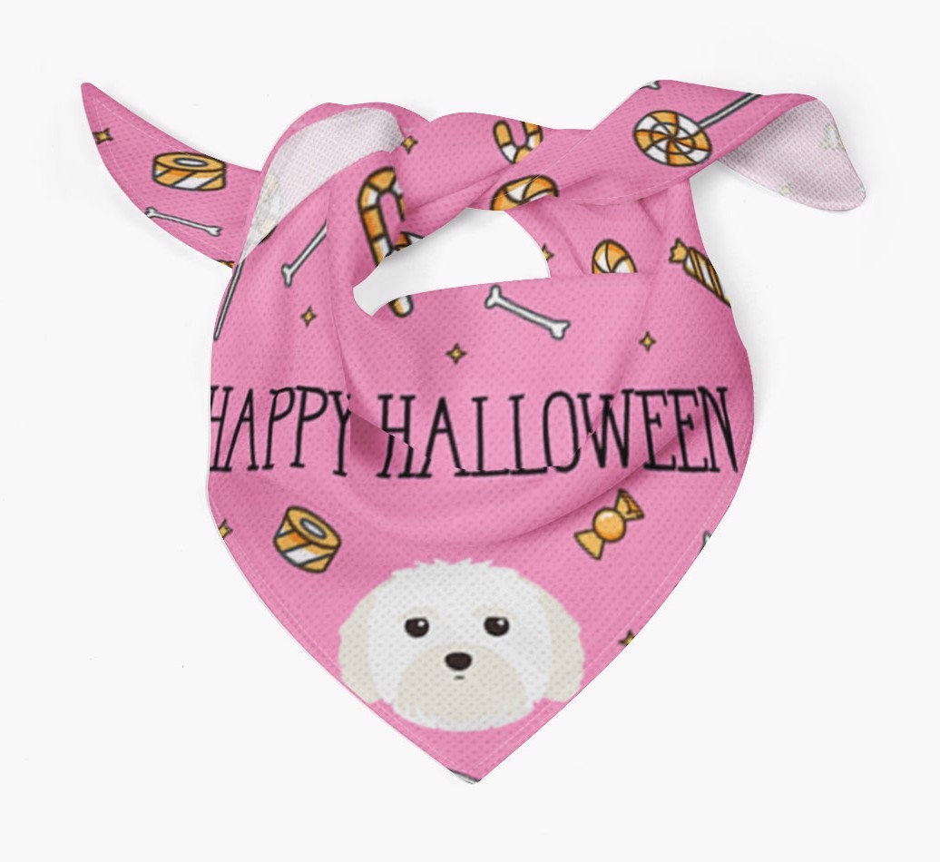 'Happy Halloween' Bandana for your {breedFullName}