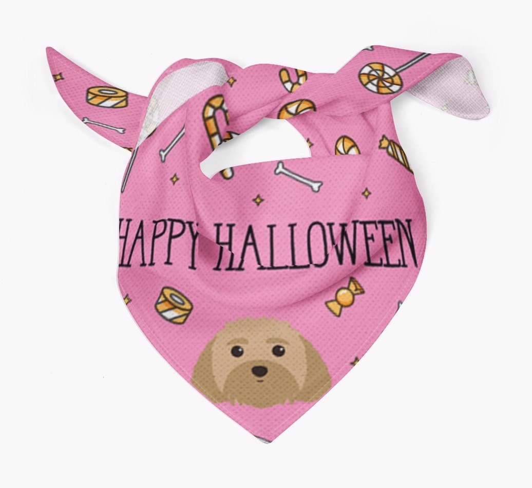 'Happy Halloween' Bandana for your {breedFullName}