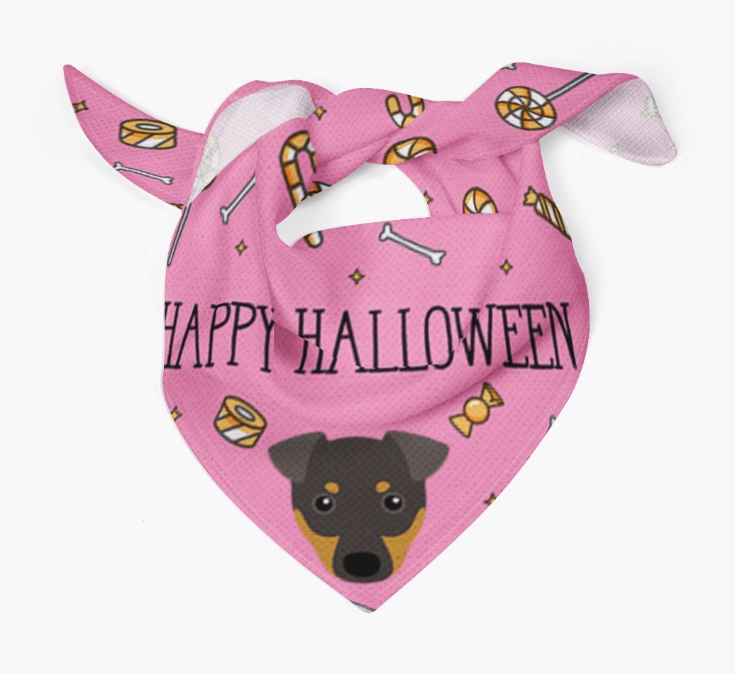'Happy Halloween' Bandana for your {breedFullName}