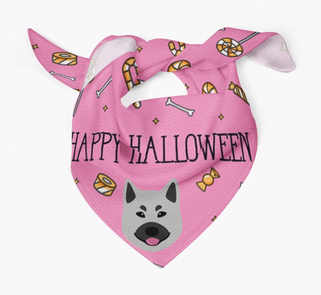 'Happy Halloween' Bandana for your {breedFullName}