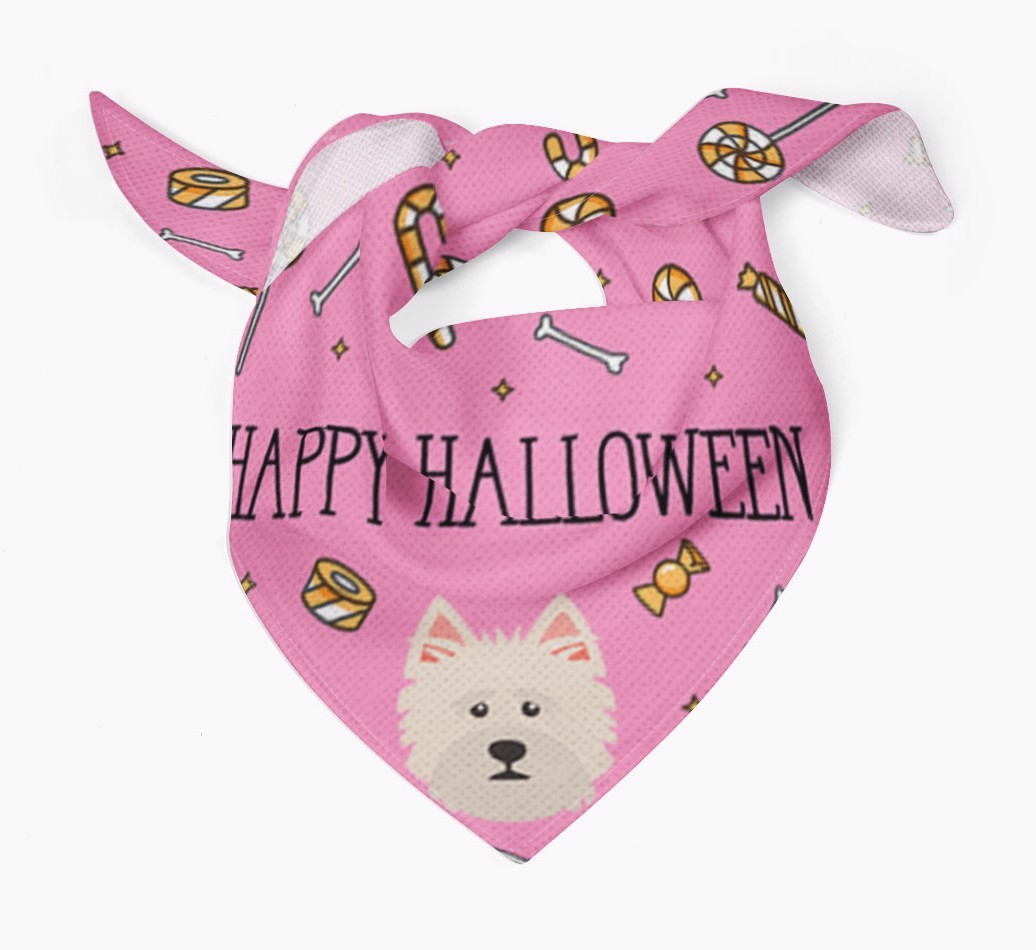 'Happy Halloween' Bandana for your {breedFullName}