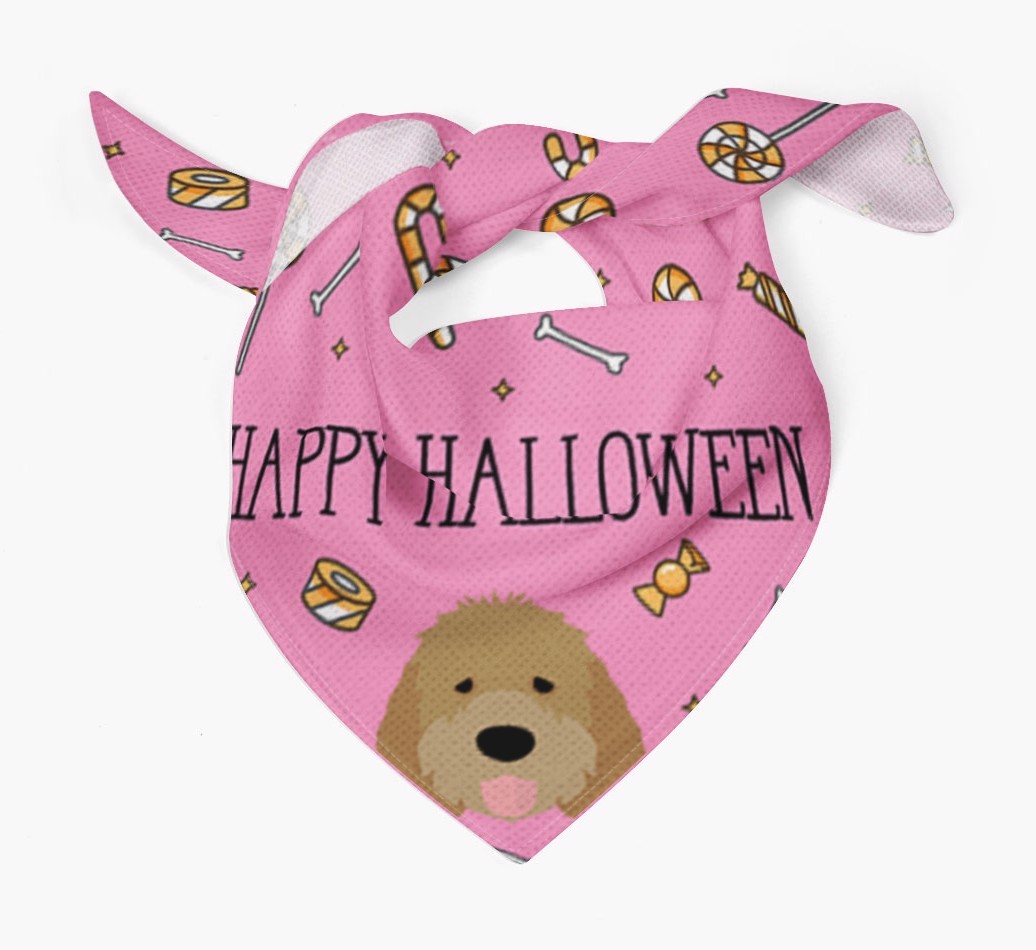 'Happy Halloween' Bandana for your {breedFullName}