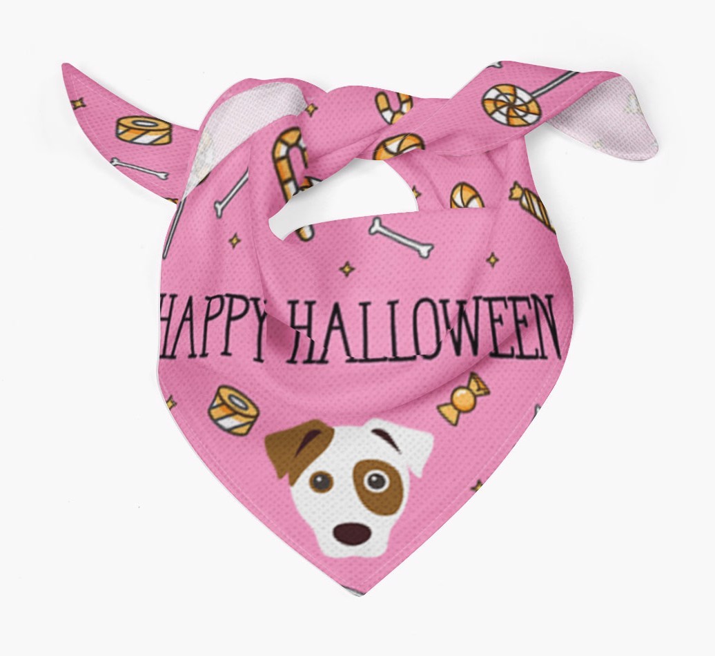 'Happy Halloween' Bandana for your {breedFullName}