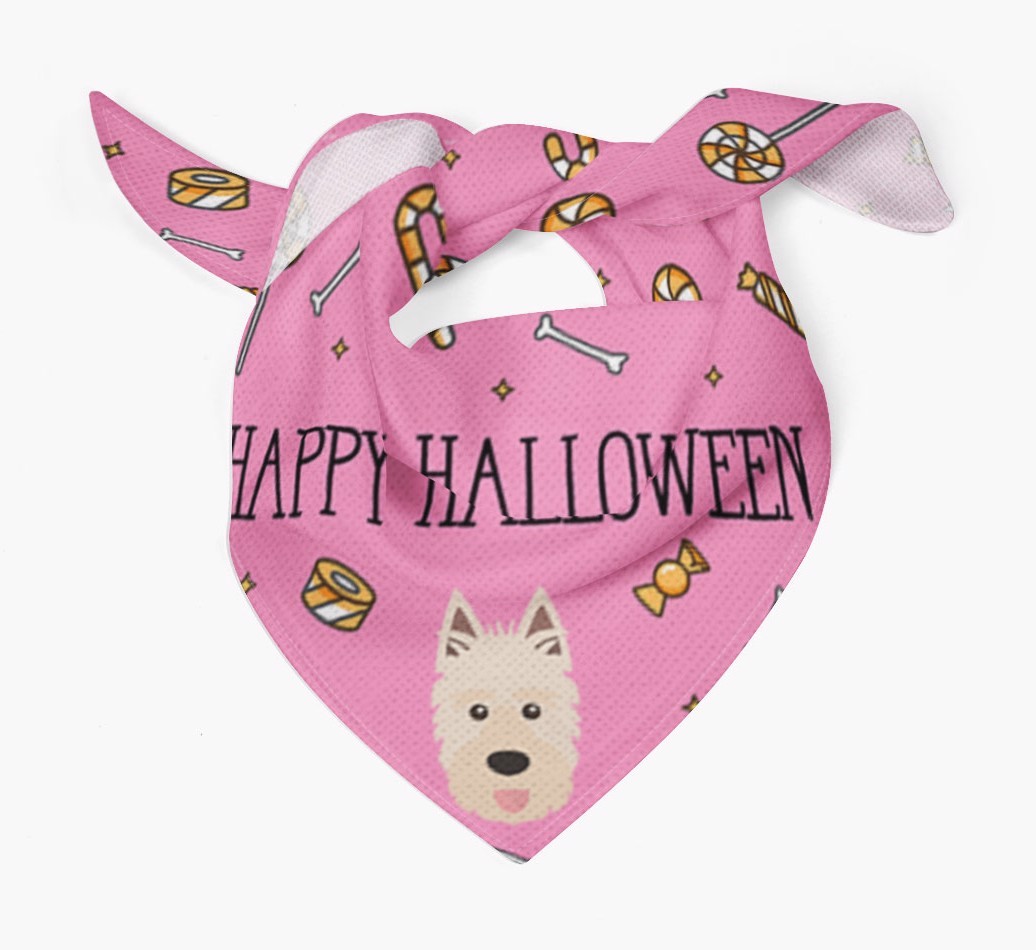 'Happy Halloween' Bandana for your {breedFullName}