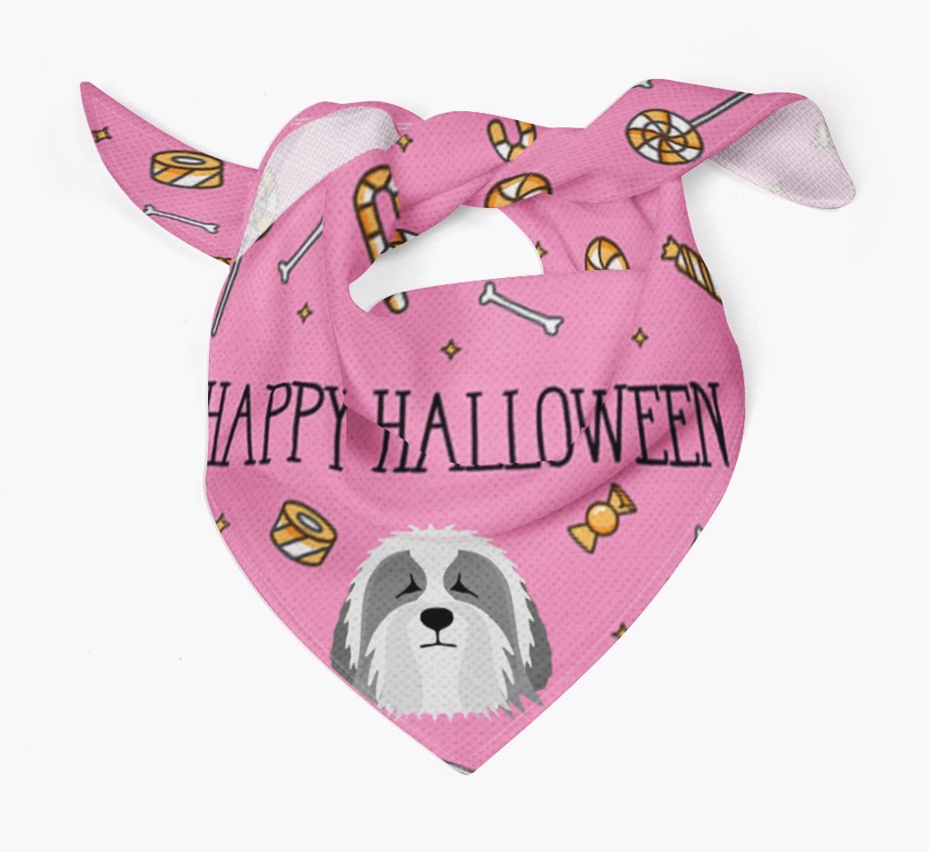 'Happy Halloween' Bandana for your {breedFullName}