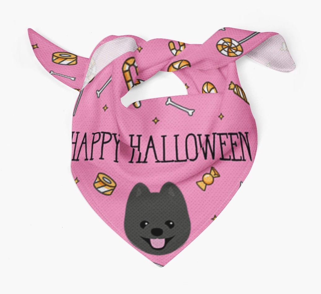 'Happy Halloween' Bandana for your {breedFullName}