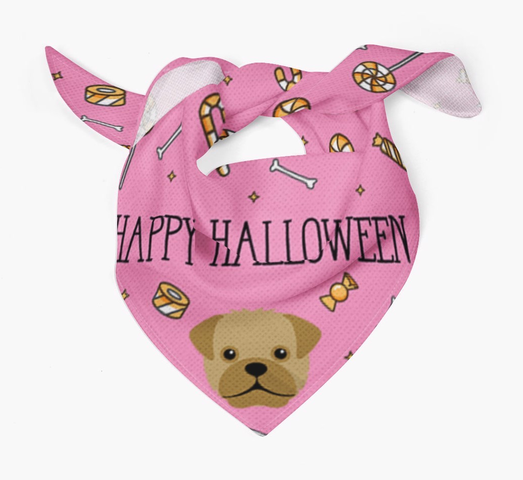 'Happy Halloween' Bandana for your {breedFullName}