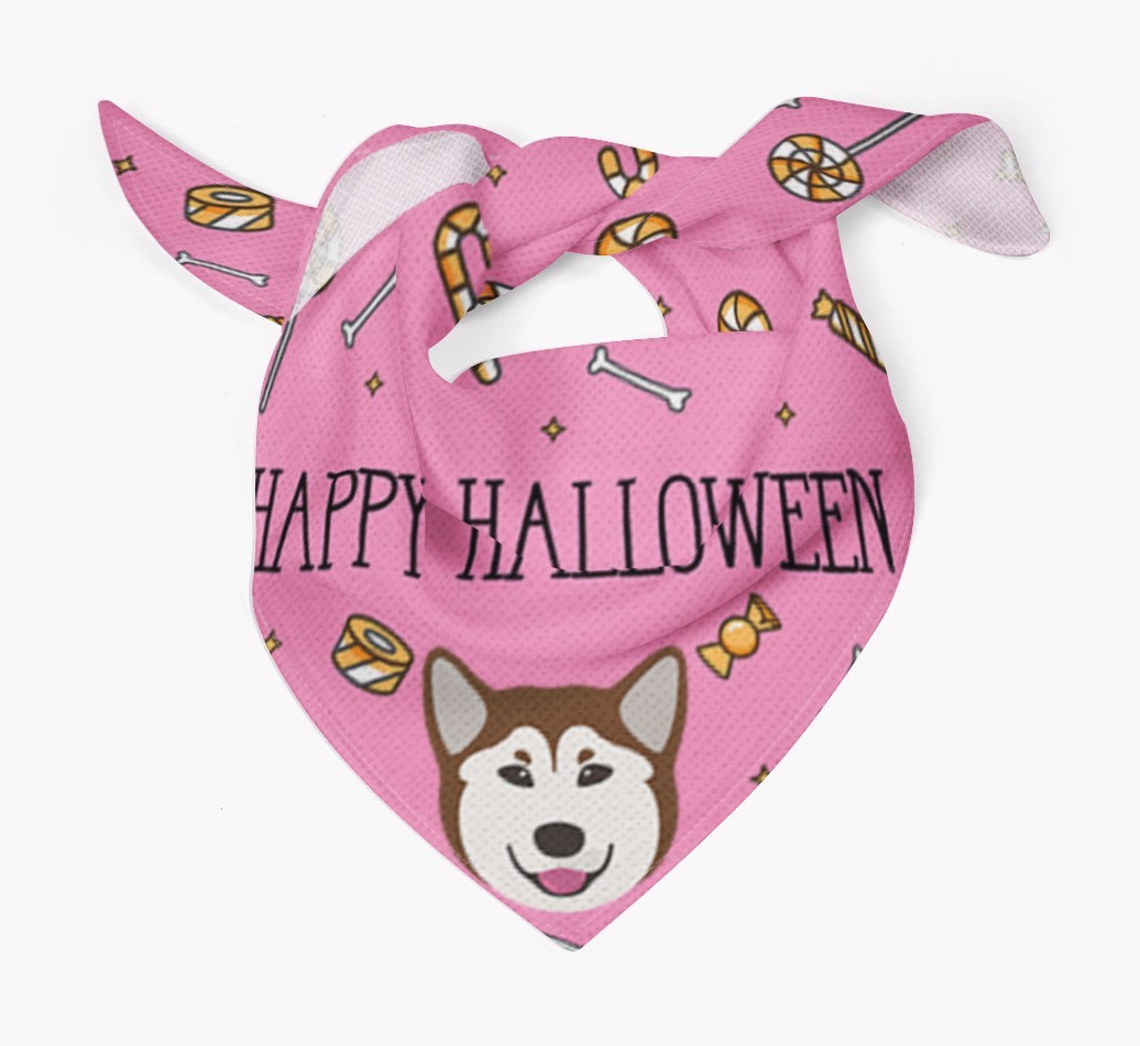 'Happy Halloween' Bandana for your {breedFullName}