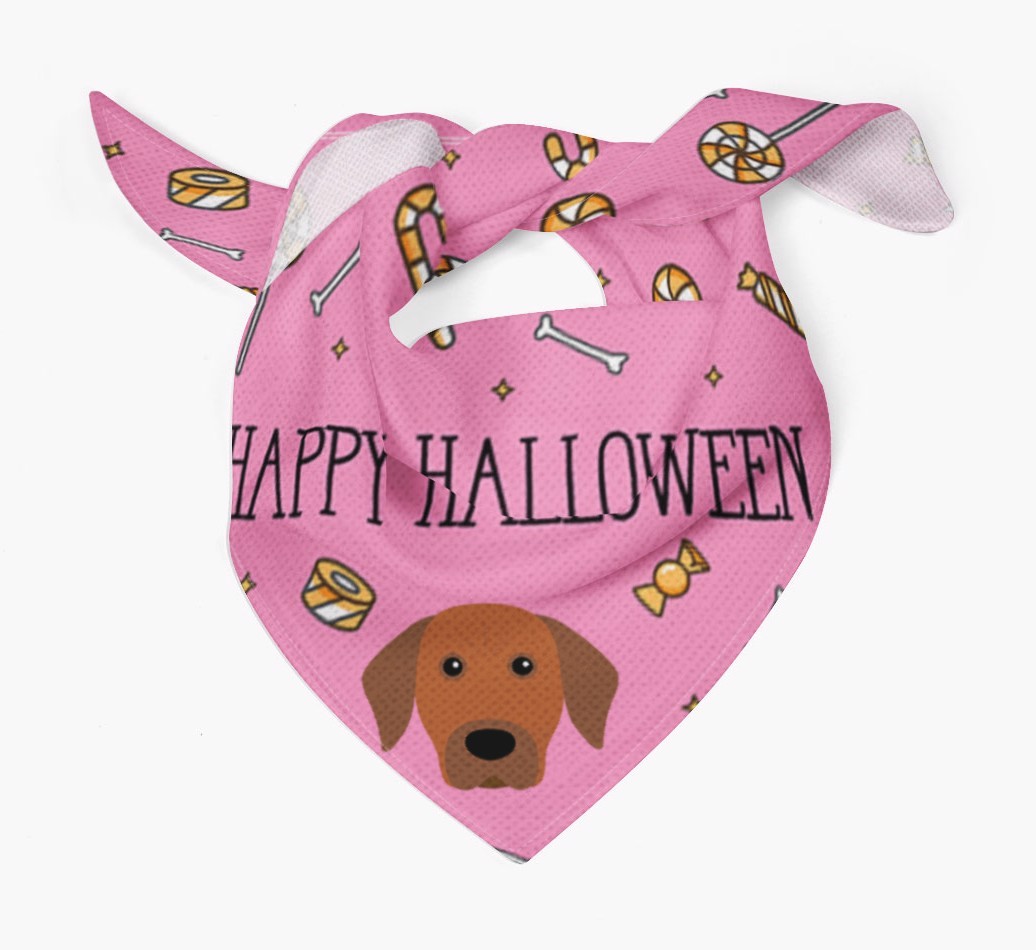 'Happy Halloween' Bandana for your {breedFullName}