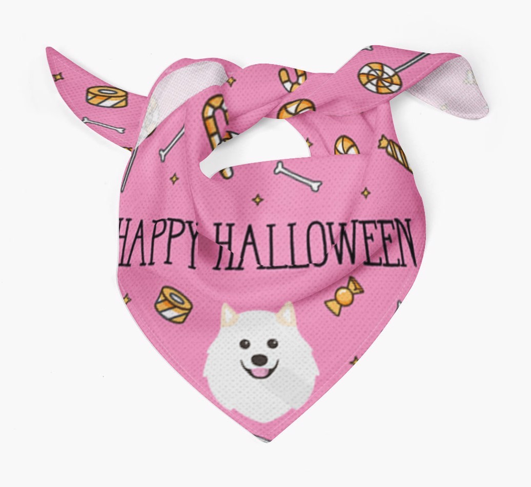 'Happy Halloween' Bandana for your {breedFullName}