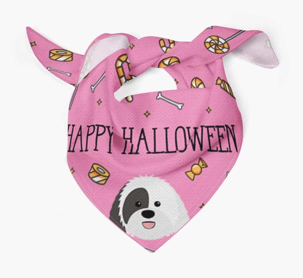 'Happy Halloween' Bandana for your {breedFullName}