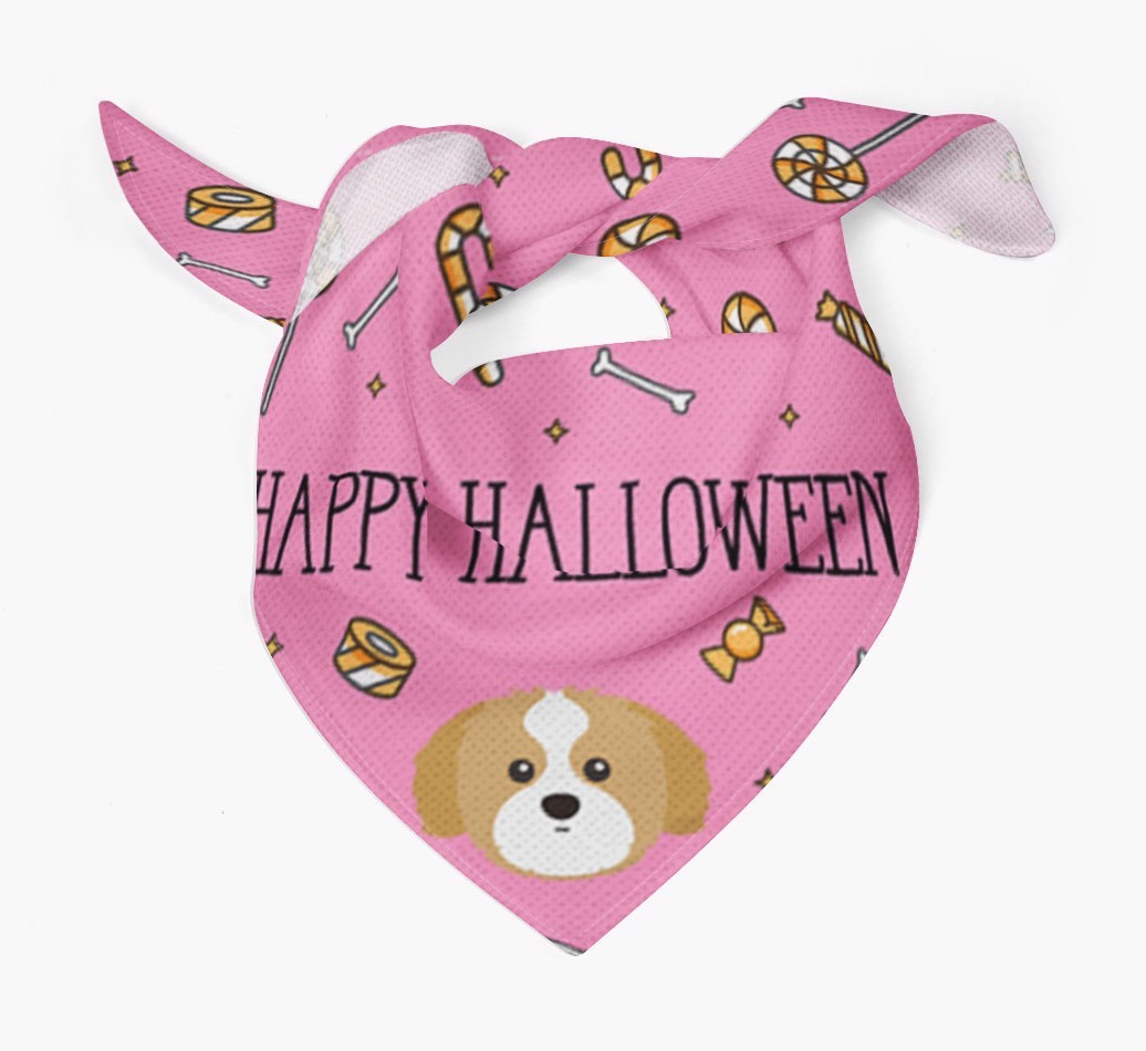 'Happy Halloween' Bandana for your {breedFullName}