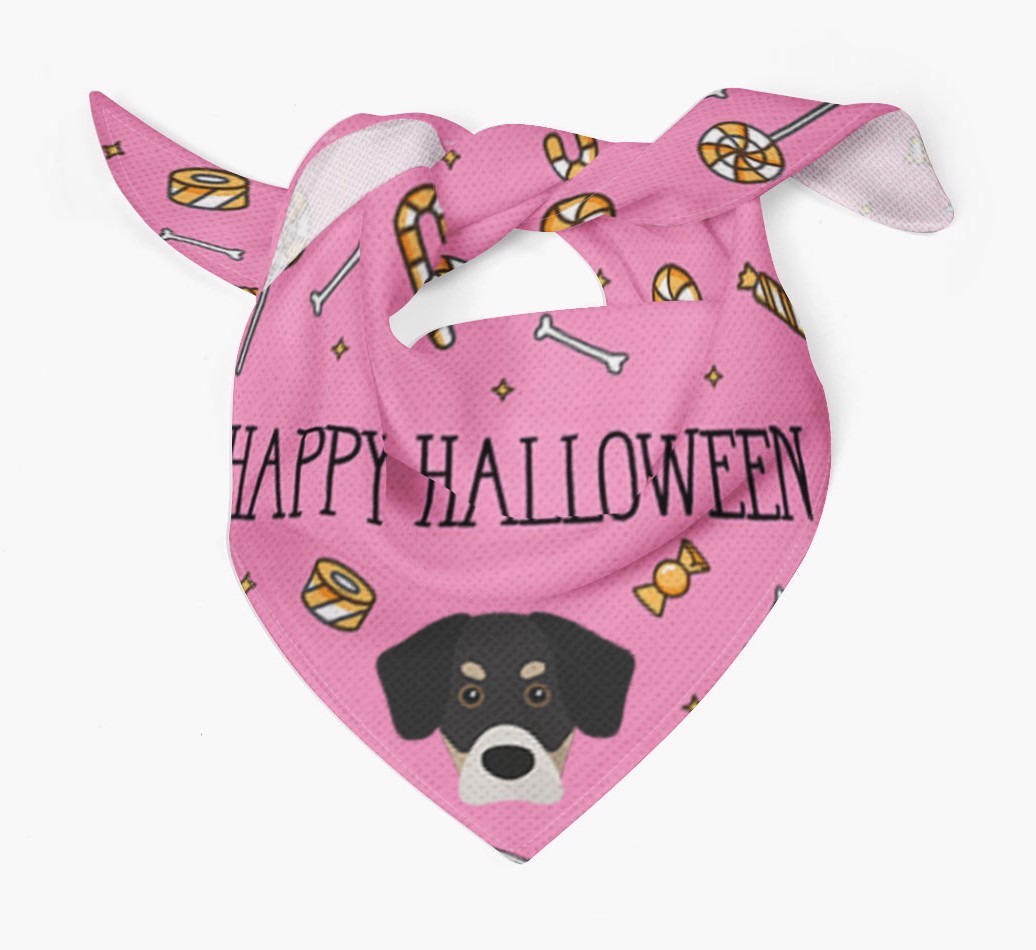 'Happy Halloween' Bandana for your {breedFullName}