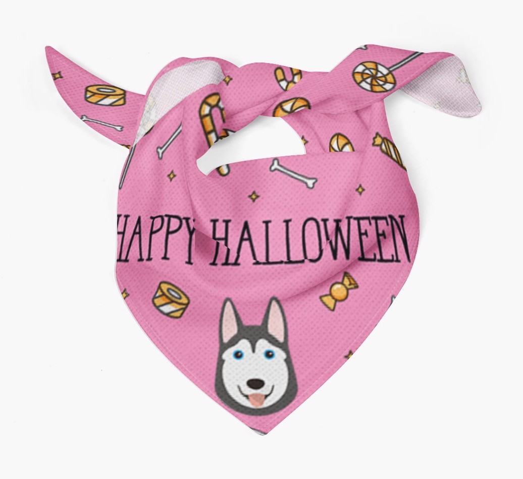'Happy Halloween' Bandana for your {breedFullName}