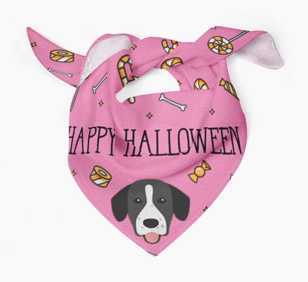 'Happy Halloween' Bandana for your {breedFullName}