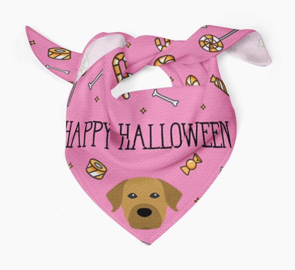 'Happy Halloween' Bandana for your {breedFullName}