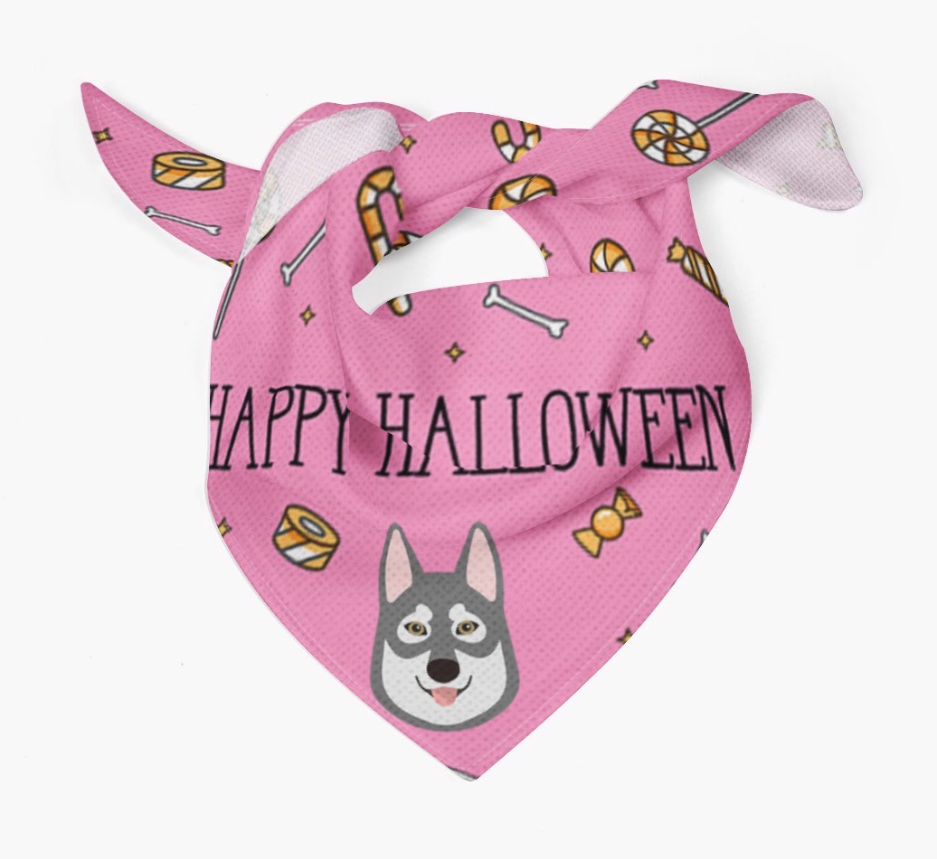 'Happy Halloween' Bandana for your {breedFullName}