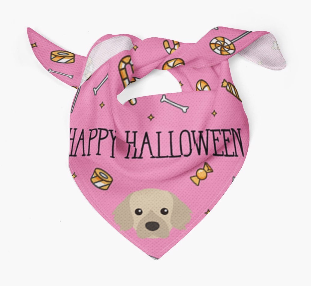 'Happy Halloween' Bandana for your {breedFullName}