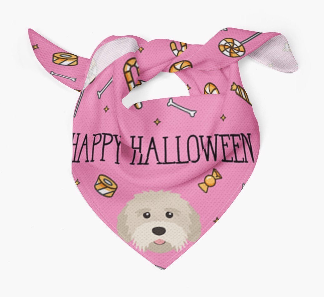 'Happy Halloween' Bandana for your {breedFullName}