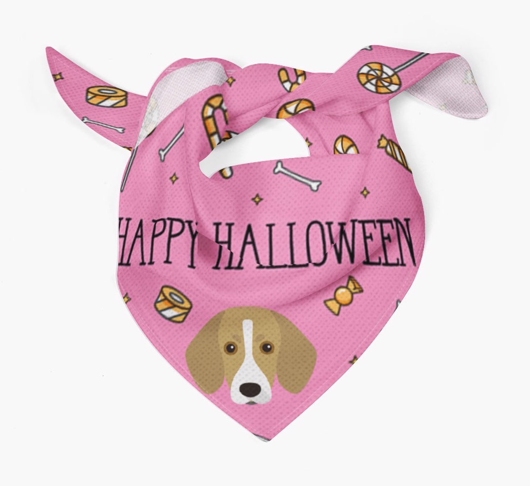 'Happy Halloween' Bandana for your {breedFullName}