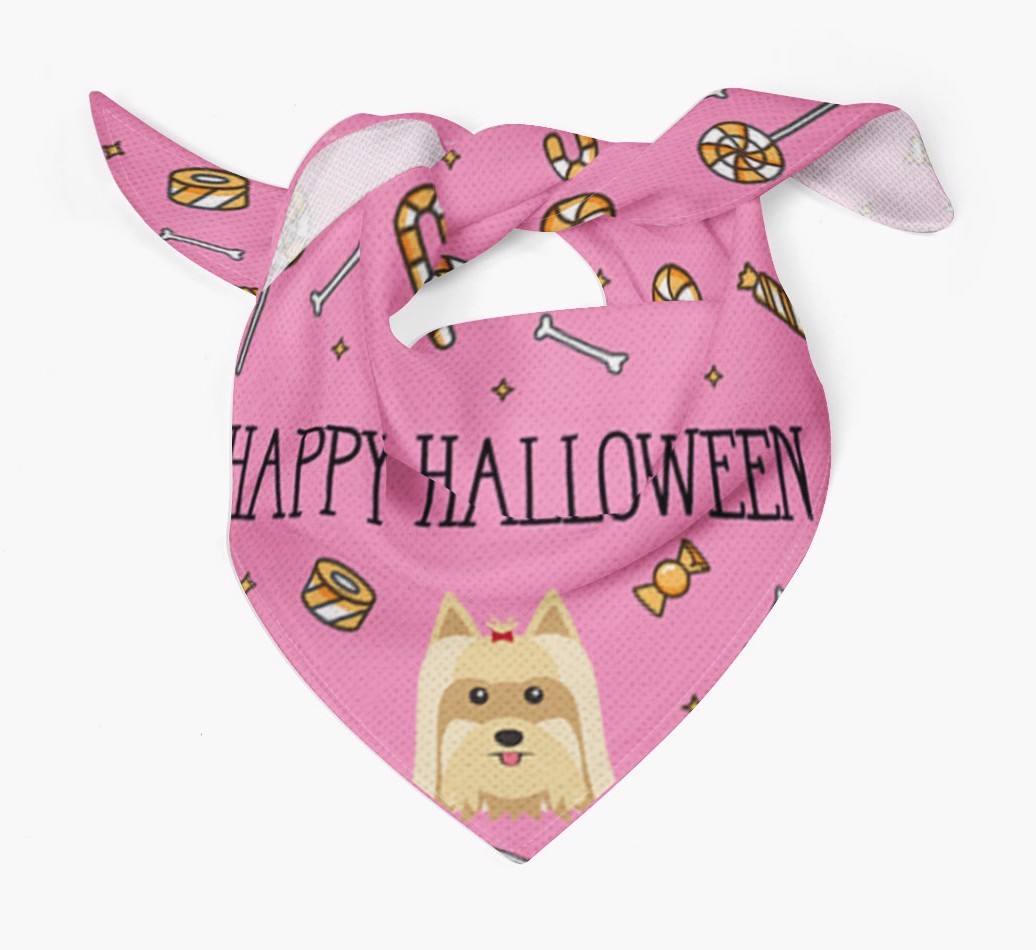 'Happy Halloween' Bandana for your {breedFullName}