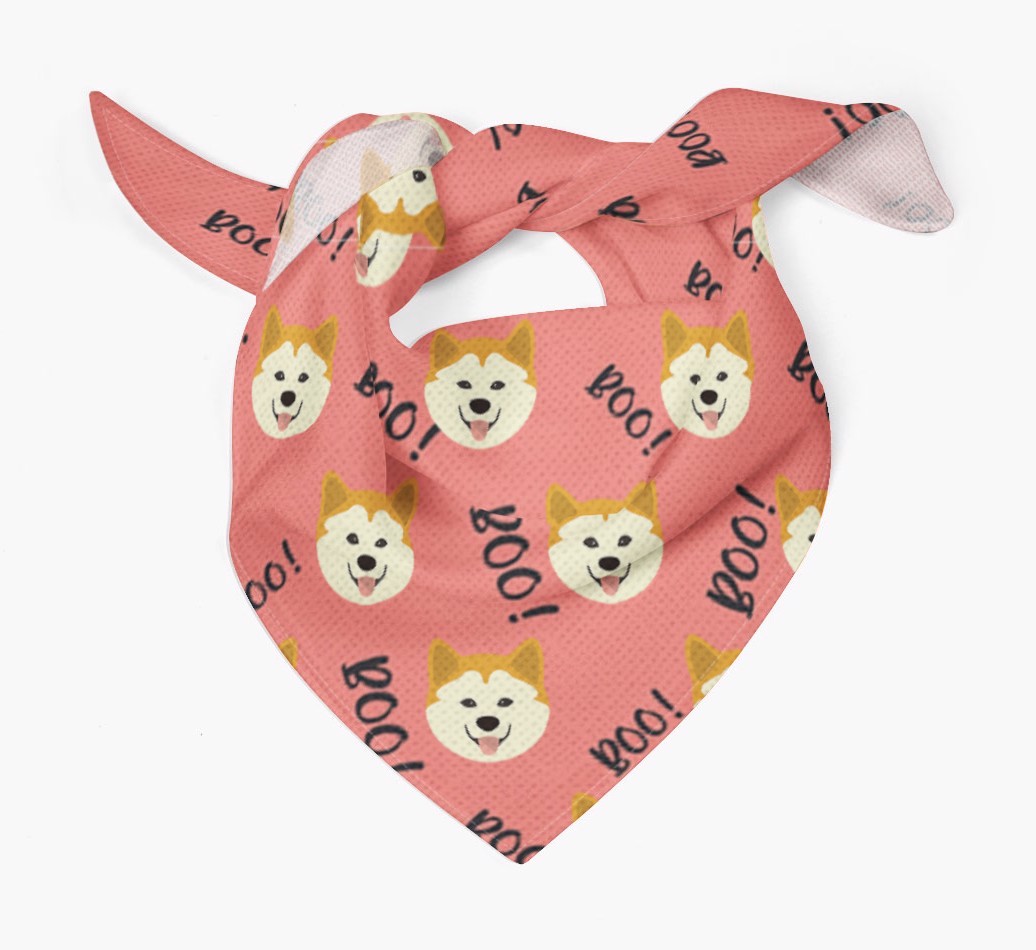 Boo! : Personalised {breedFullName} Bandana 