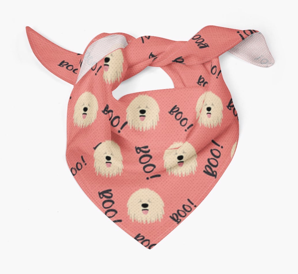 Boo! : Personalized {breedFullName} Bandana 