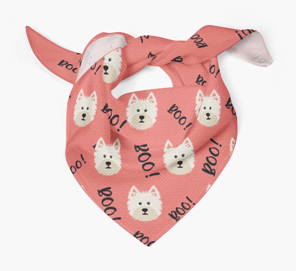 Boo! : Personalised {breedFullName} Bandana 