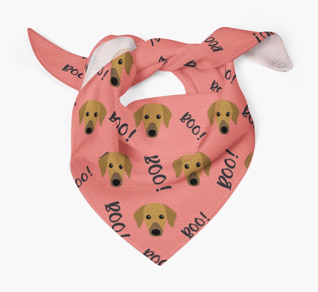 Boo! : Personalized {breedFullName} Bandana 