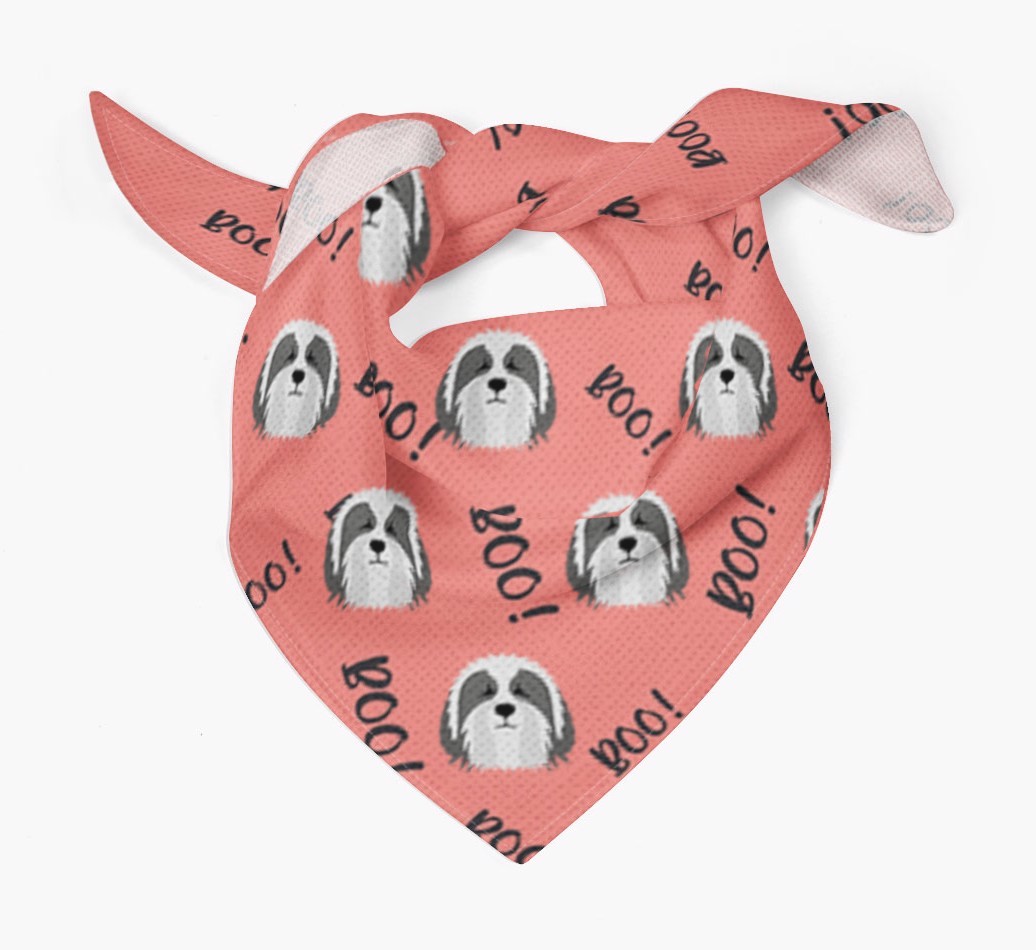 Boo! : Personalized {breedFullName} Bandana 