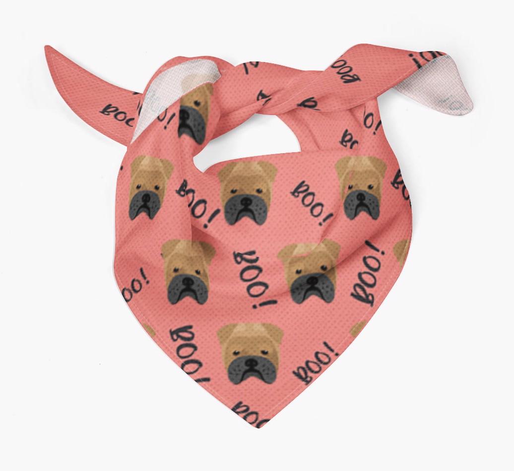 Boo! : Personalized {breedFullName} Bandana 