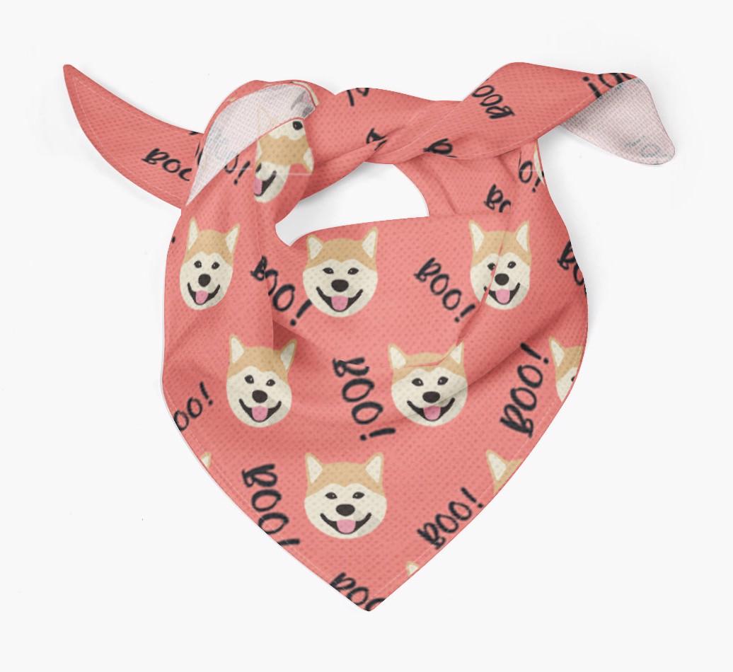 Boo! : Personalized {breedFullName} Bandana 
