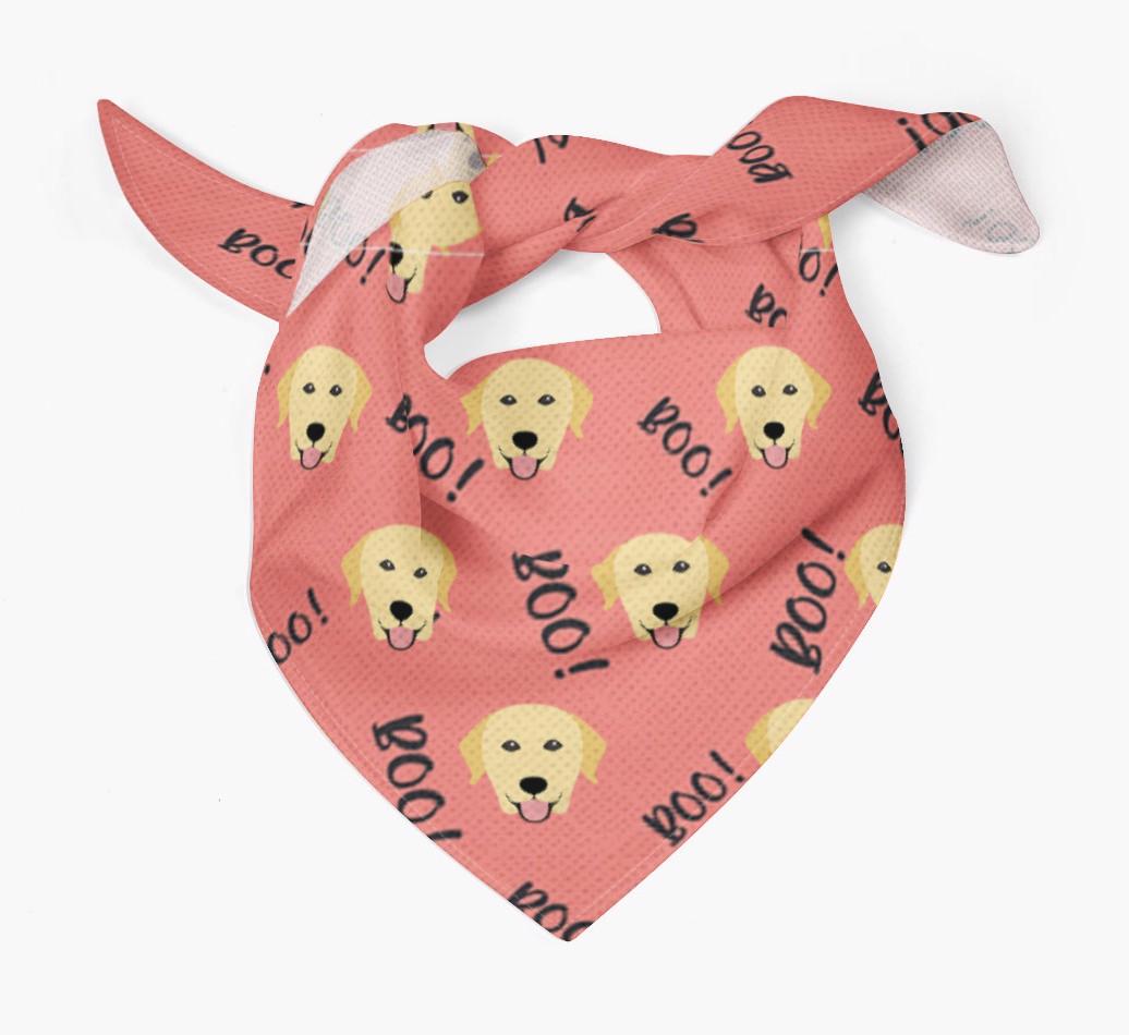 Boo! : Personalized {breedFullName} Bandana 