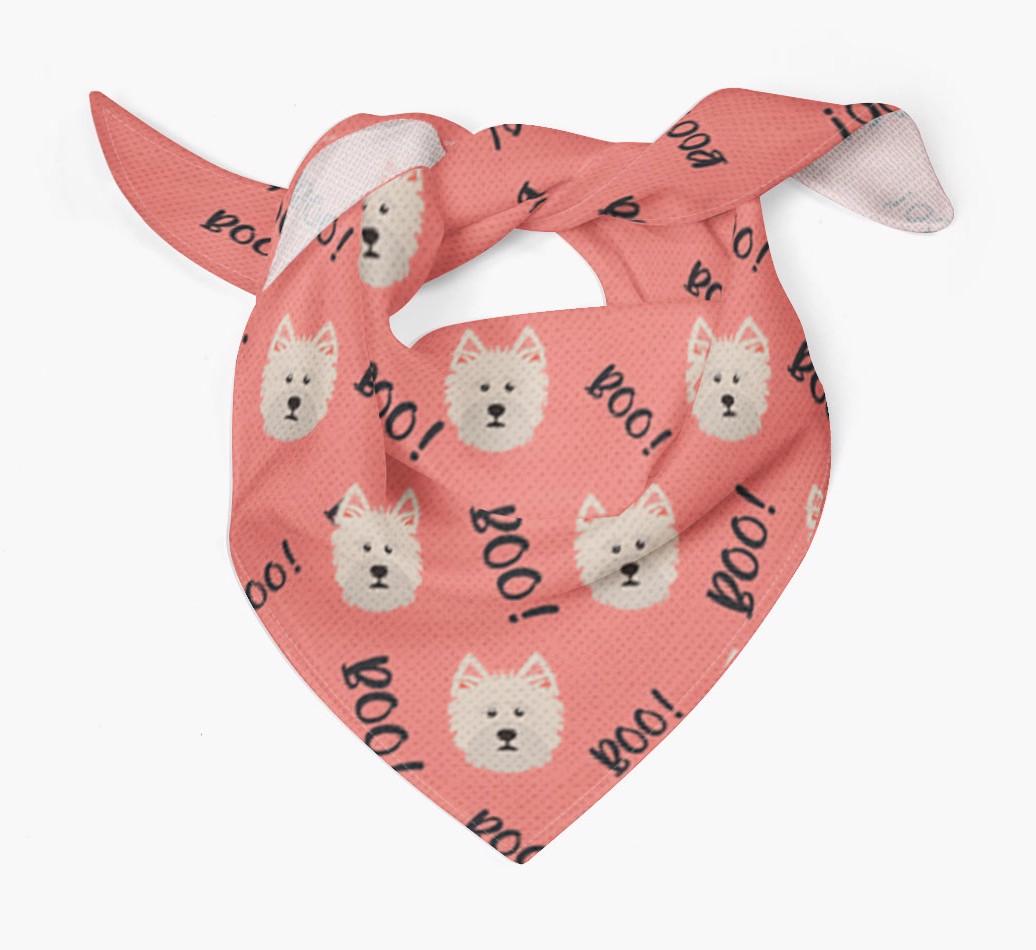 Boo! : Personalized {breedFullName} Bandana 
