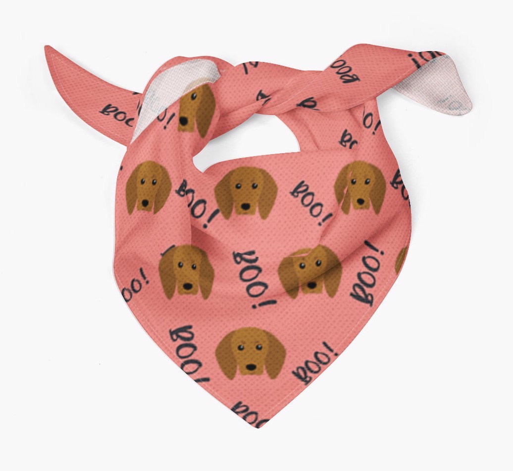 Boo! : Personalized {breedFullName} Bandana 