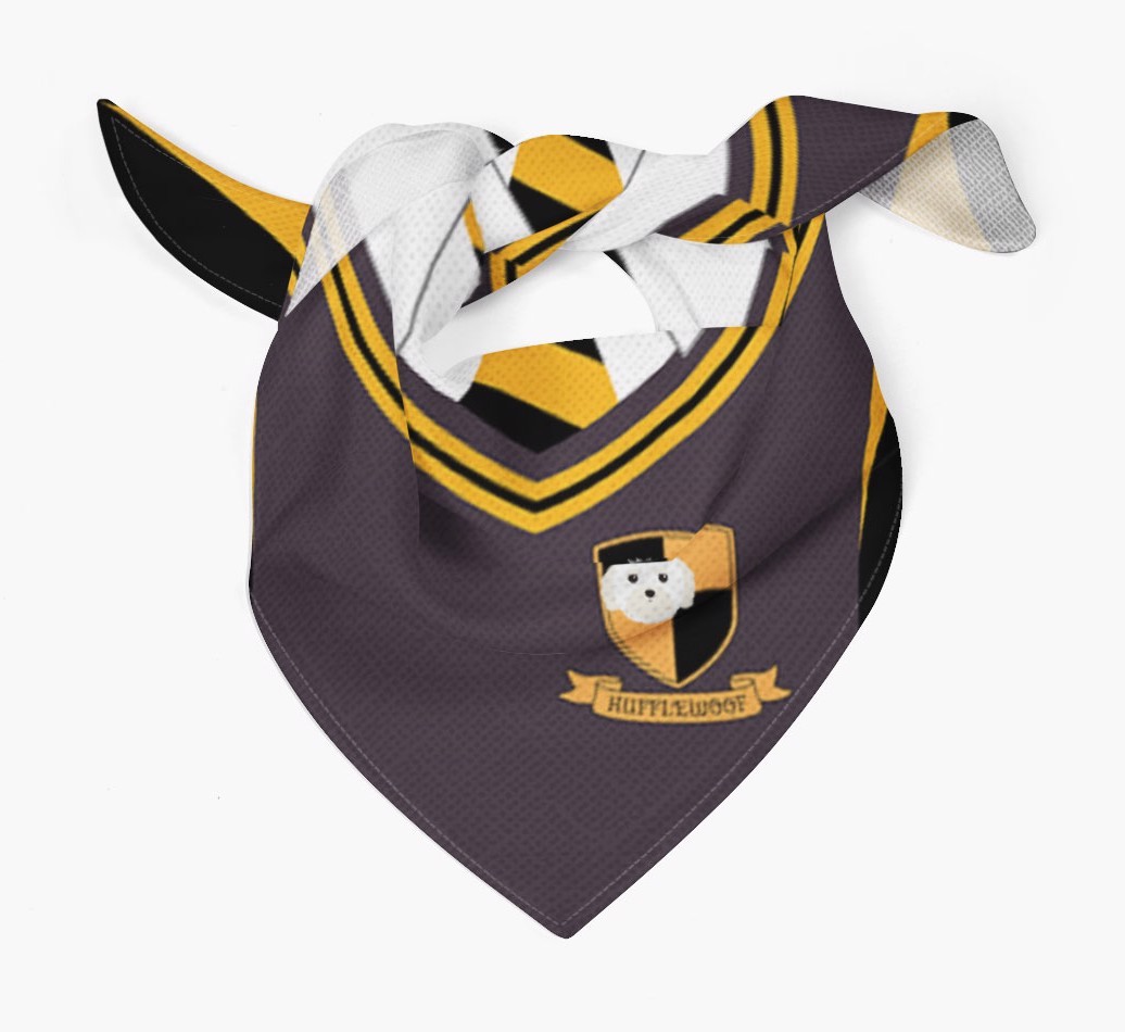 Dogwarts: Personalised {breedFullName} Bandana