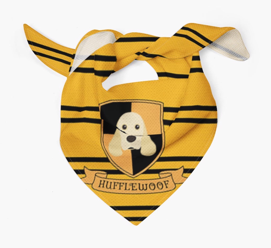 Harry Pawter: Personalised {breedFullName} Bandana