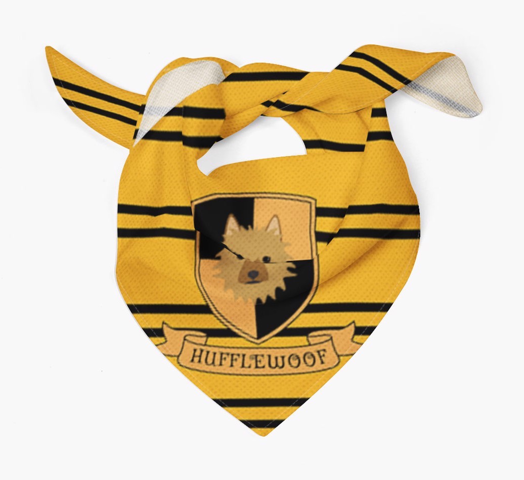 Harry Pawter: Personalised {breedFullName} Bandana